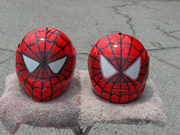 Full Face Visor Graphics helmet with Spiderman Design