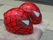 Full Face Visor Graphics helmet with Spiderman Design