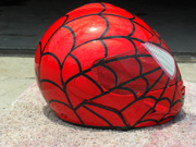 Full Face Visor Graphics helmet with Spiderman Design