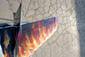 True fire airbrushed RC Jet